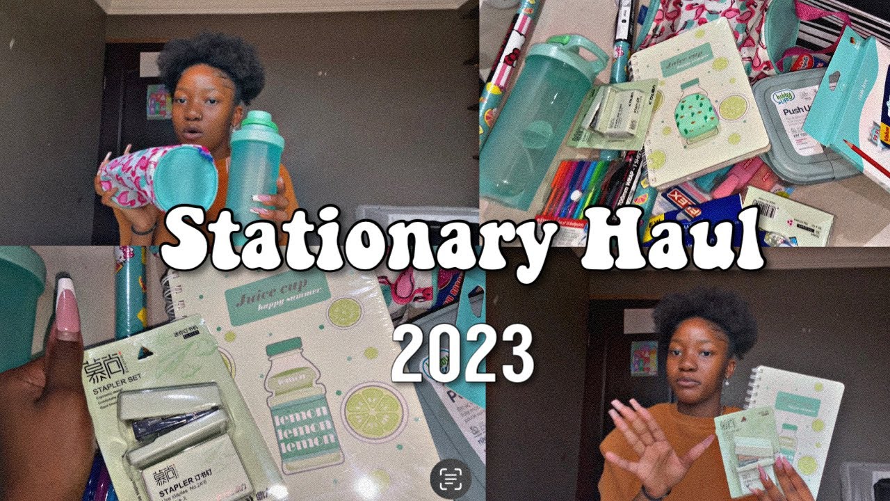 2023 Stationary Haul + Stationary Shopping🛍️💗 | South African YouTuber