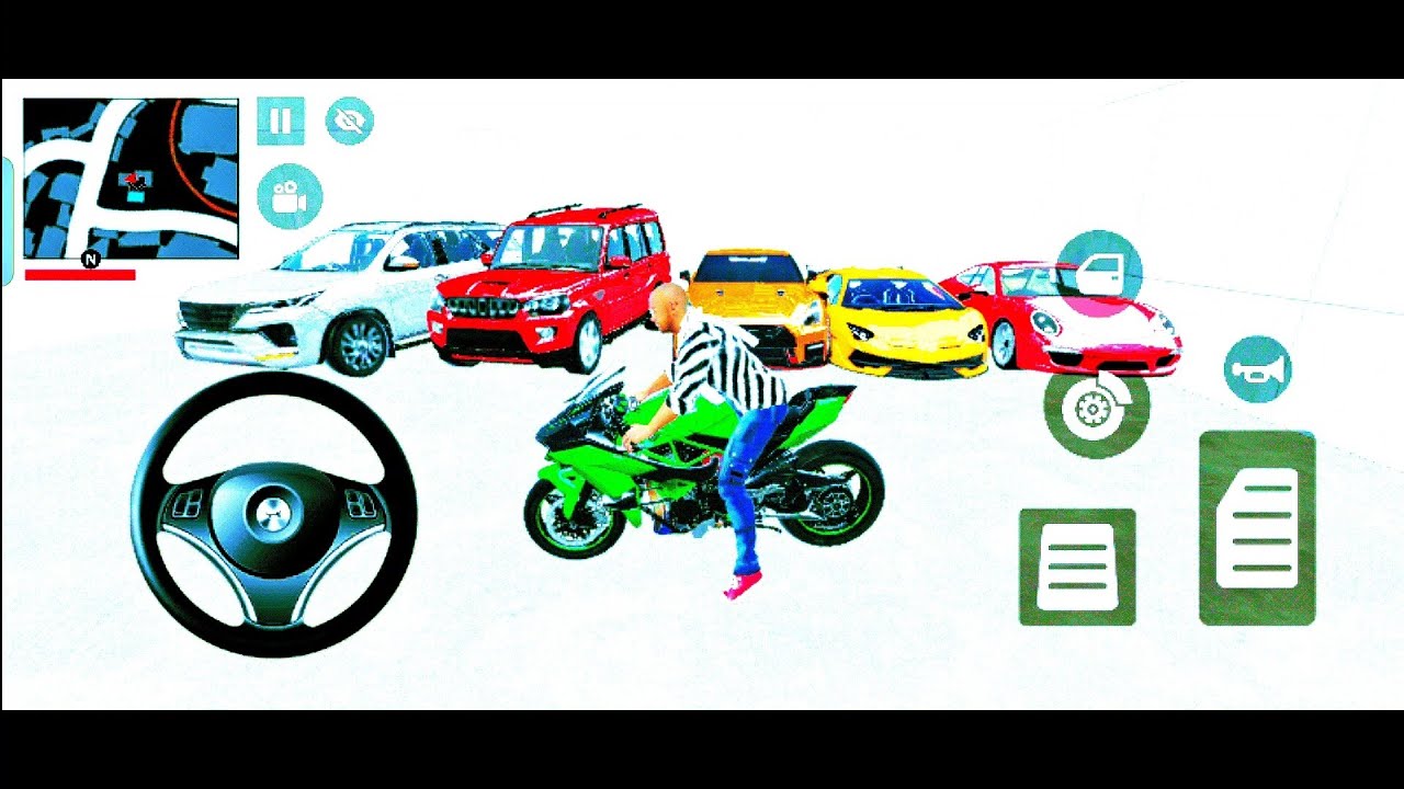 😍😁Indian theft auto simulator 😝😍 car game cartoon game gadi game 2026 video popular game racing