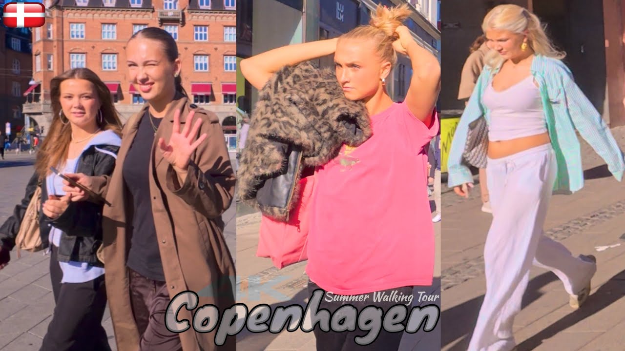 COPENHAGEN WALK 2025 | Copenhagen Summer Walking Tour | Tivoli to Kongens Nytorv, Denmark