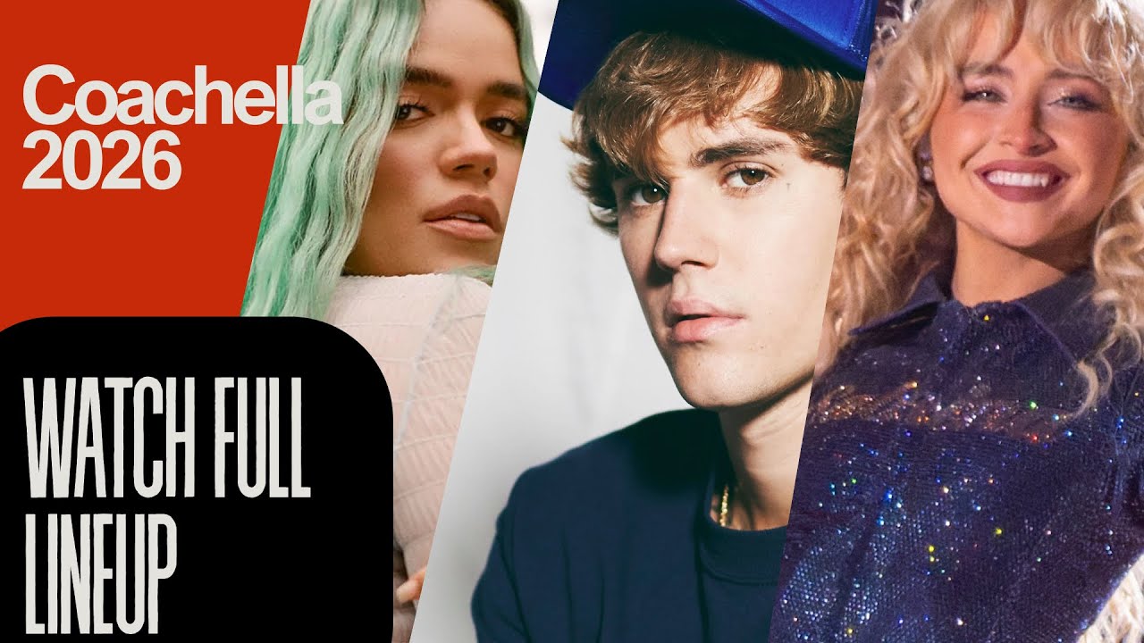 COACHELLA 2026 Headliners: Sabrina Carpenter, Justin Bieber, and Karol G 