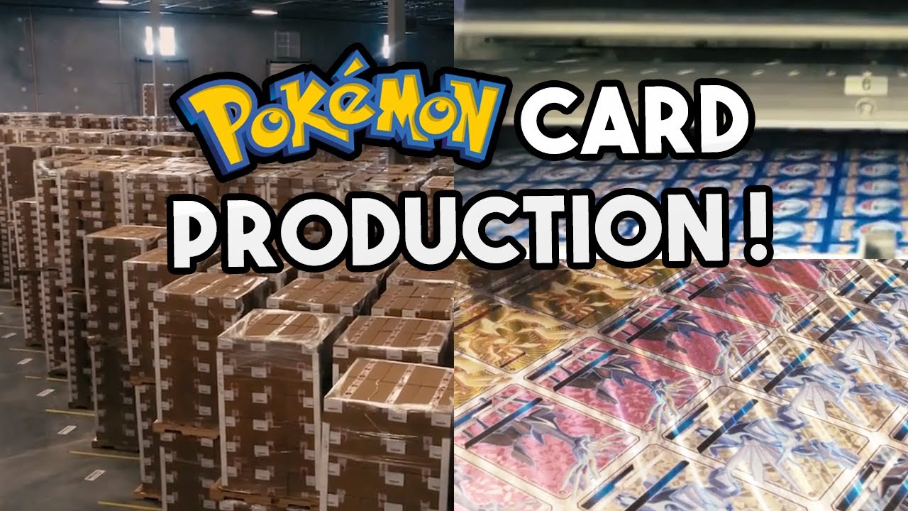 ZUM ERSTEN MAL GEZEIGT: Pokemon Karten Produktion