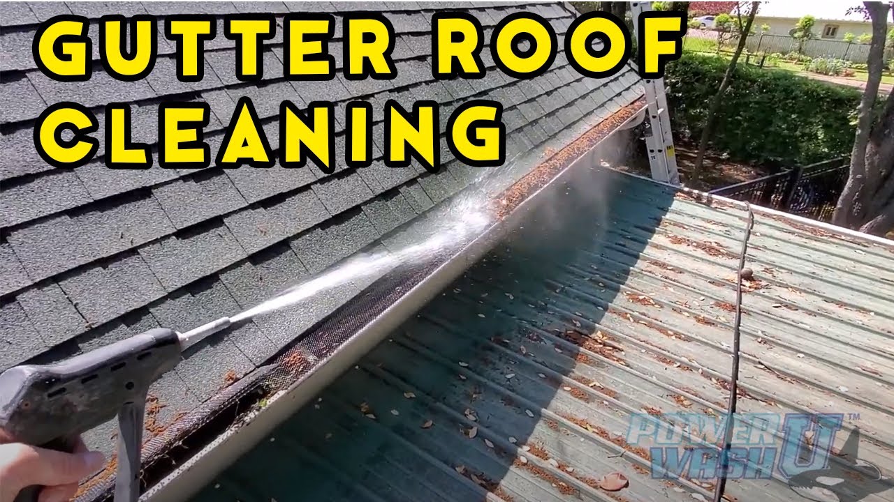 Gutter Maintenance: Using the Assassin™ Stainless Steel Nozzle to Clear Debris
