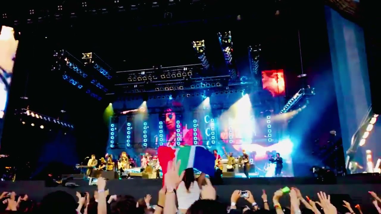 Mumford and Sons and Babba Mall - Si tu veux and There Will Be Time - BST Hyde Park - 8.7.2016