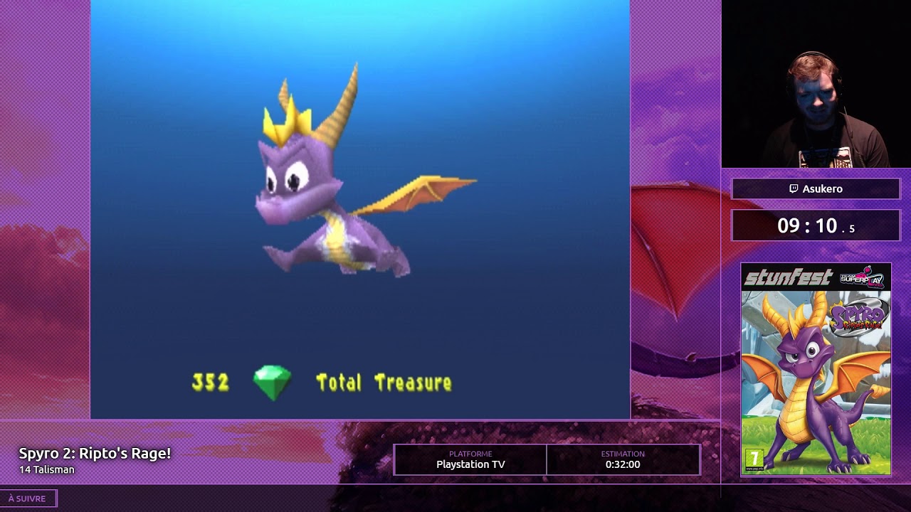 @Stunfest 2019 - TSPL - Spyro 2 : Ripto's Revenge 14 Talisman by Asukero
