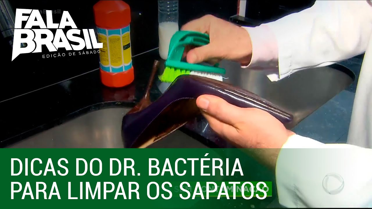 Aprenda a manter os sapatos sem contaminação com as dicas do Dr. Bactéria