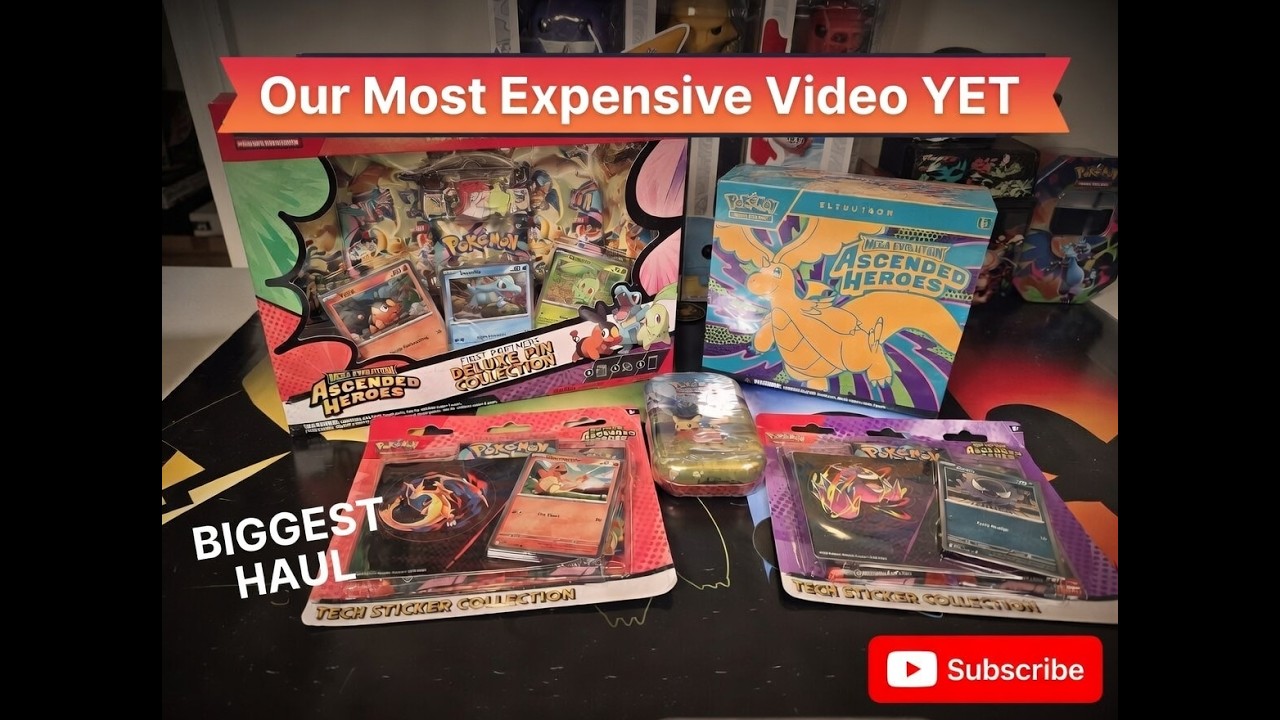 Opening EVERY Type of Ascended Heroes Pack - Our Most Expensive Pokémon Video!
