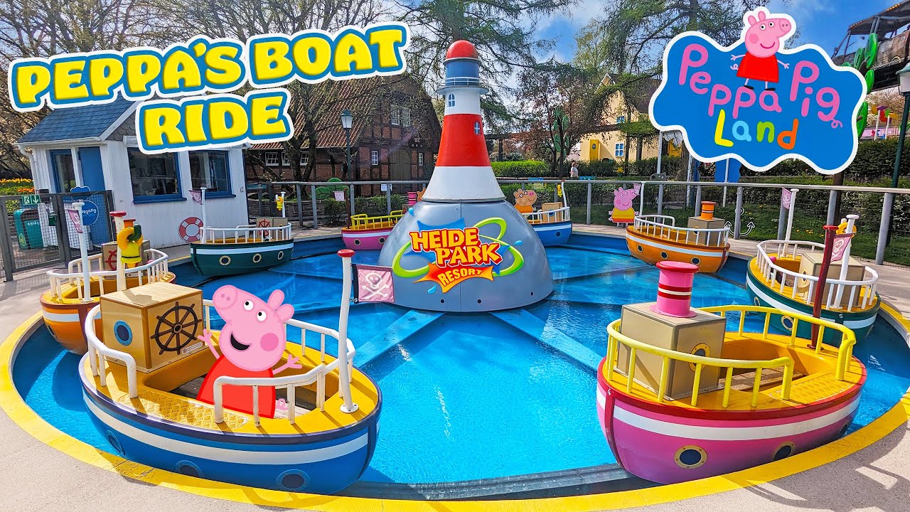 Peppa's Boat Ride at Peppa Pig Land Heide Park (April 2024) [4K]