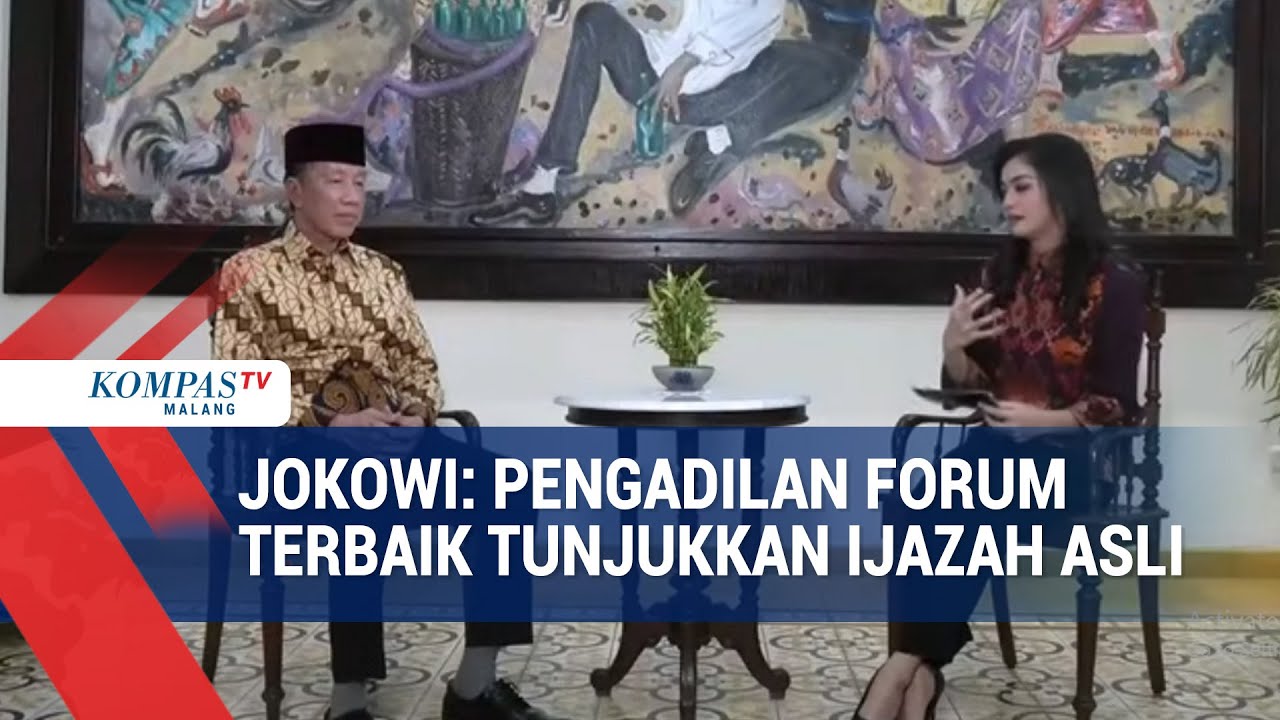 Jokowi Blak-Blakan soal Tudingan Ijazah Palsu