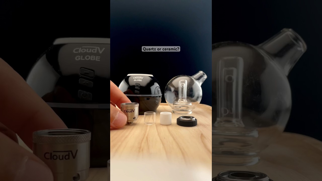 New quartz insert for the CloudV GLOBE!!! 🌎🔥 cloudv.com