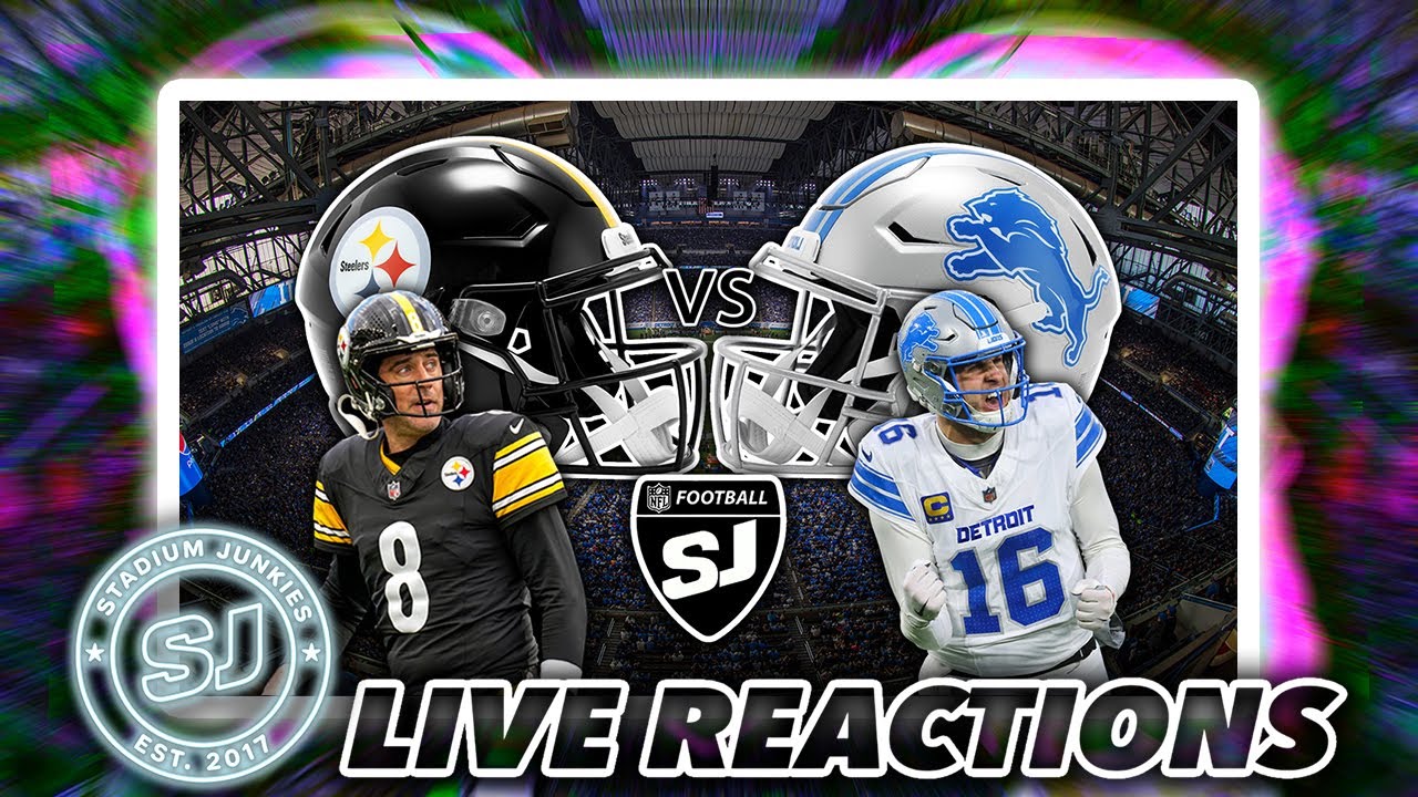 Pittsburgh Steelers VS Detroit Lions: 25-25 NFL LIVE REACTIONS (WEEK 16)