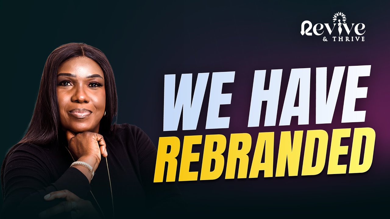 We have rebranded! Welcome to revive and thrive Channel