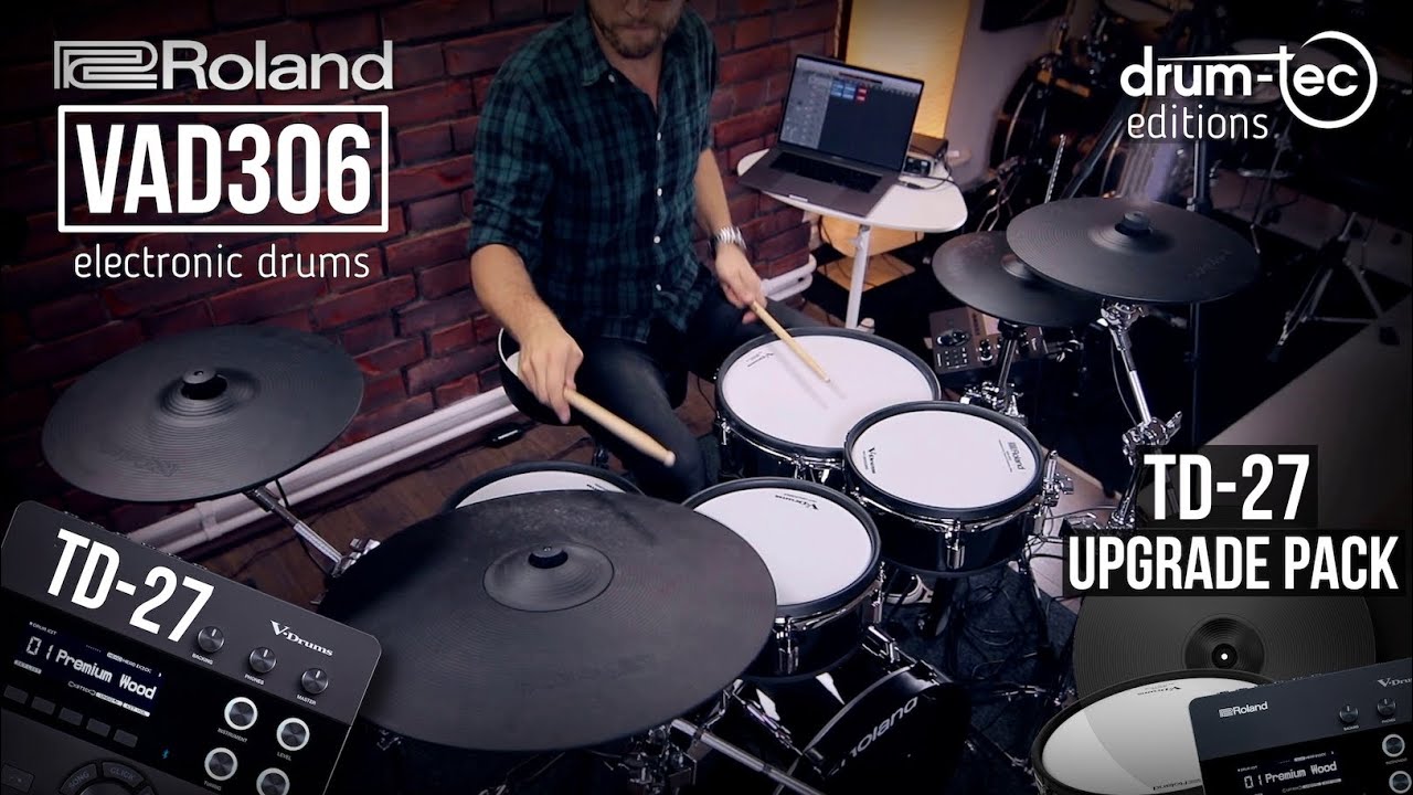 Roland TD-27 sound module swap on VAD306 electronic drums