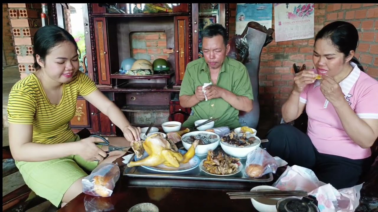 Tháo khớp cồ Hồng Đào làm vài quai 