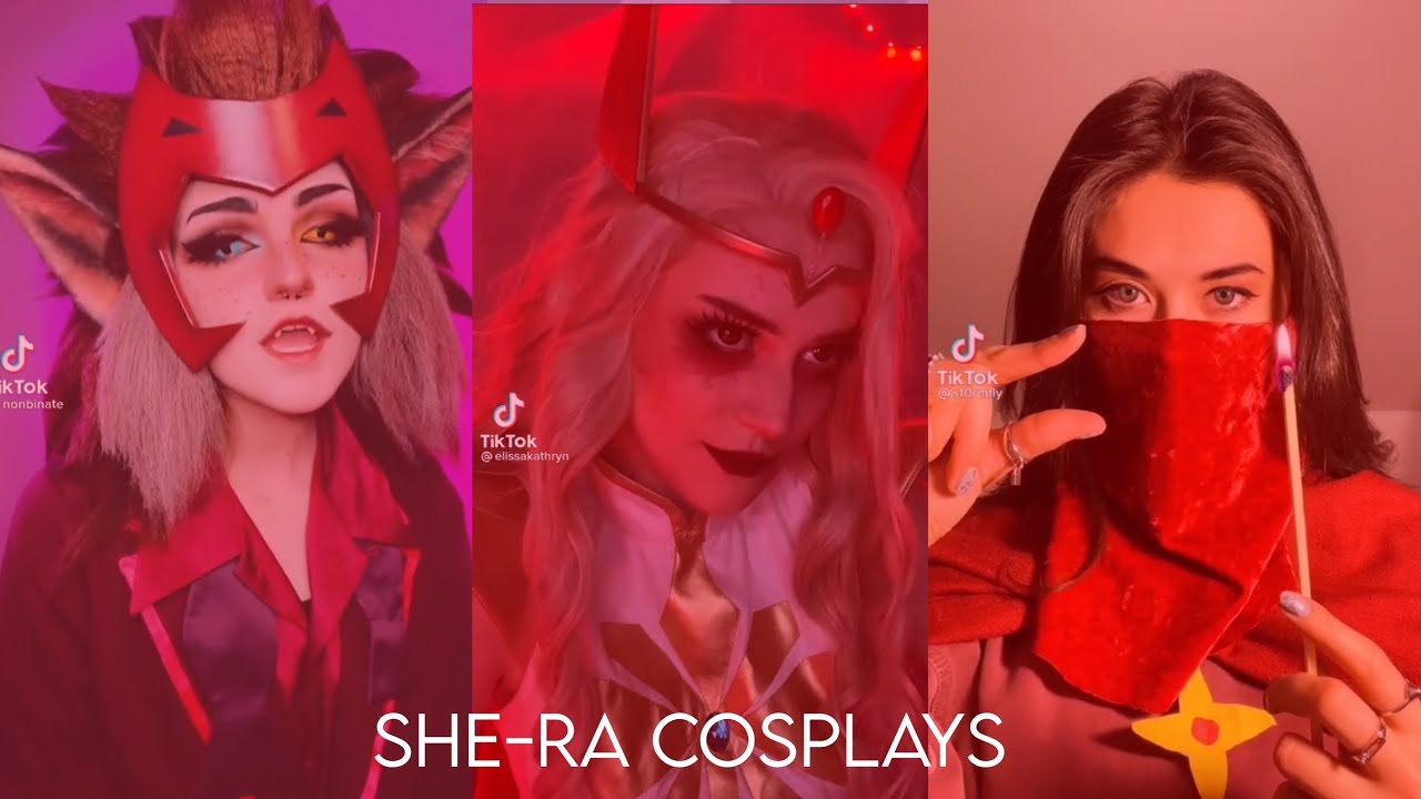 She-ra cosplays for meditating with Perfuma