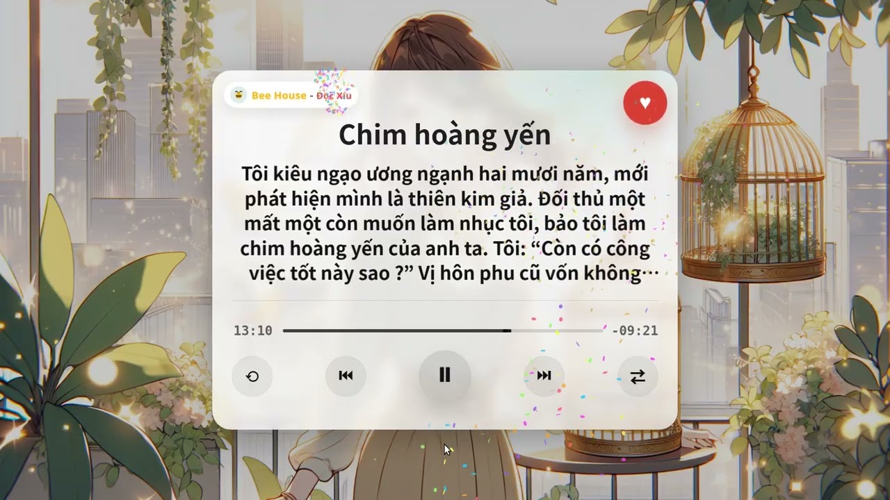 Chim Hoàng Yến | Truyện Audio Nghe Thư Giãn 🌙
