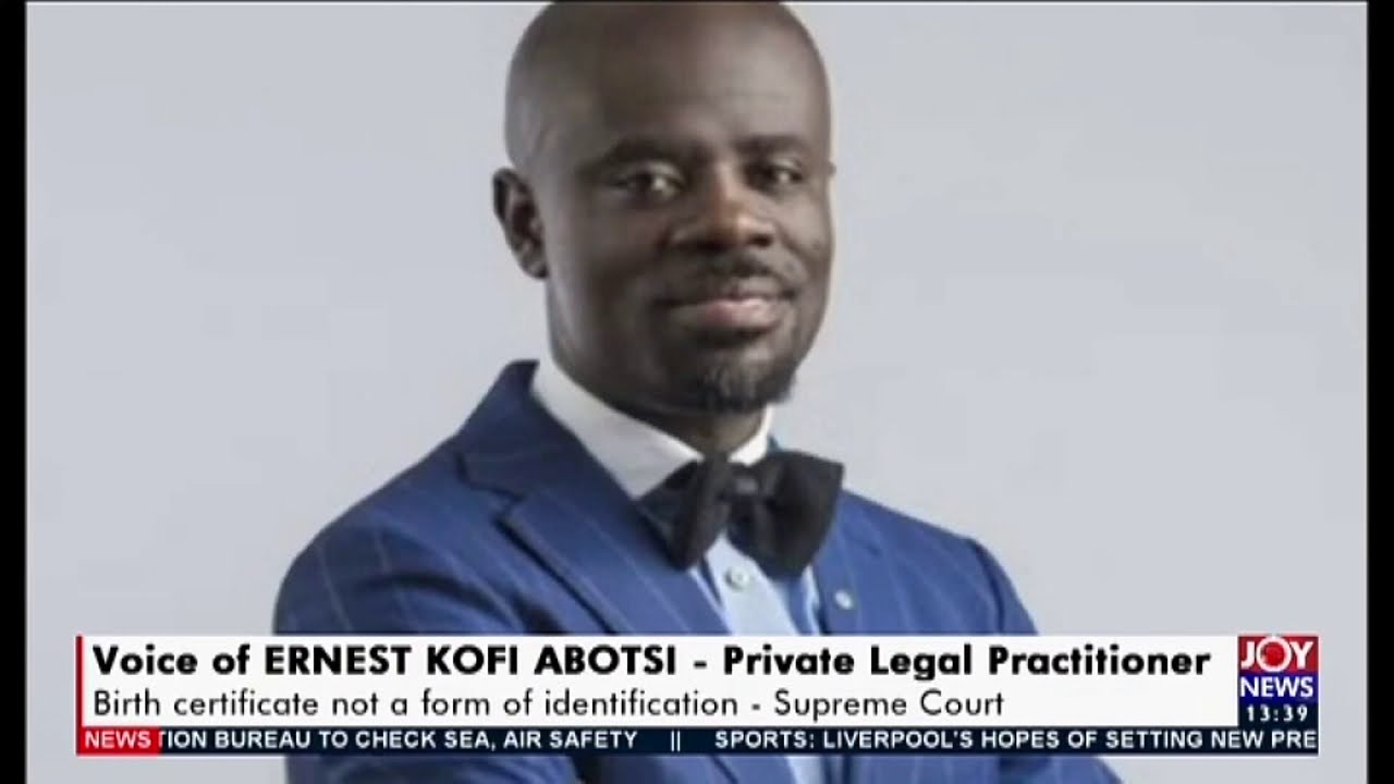Birth Certificate not a form of identification &ndash; Supreme Court (16-7-20)
