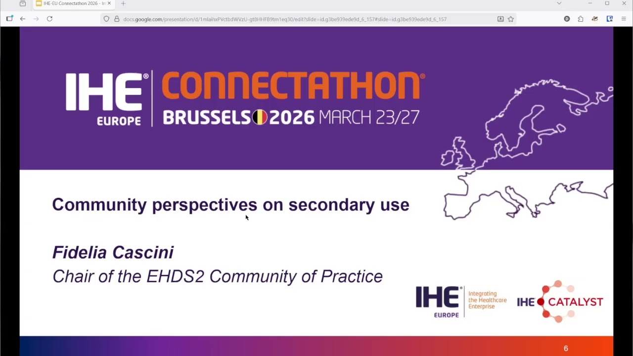 Workshop – Interoperability in EHDS Secondary Use