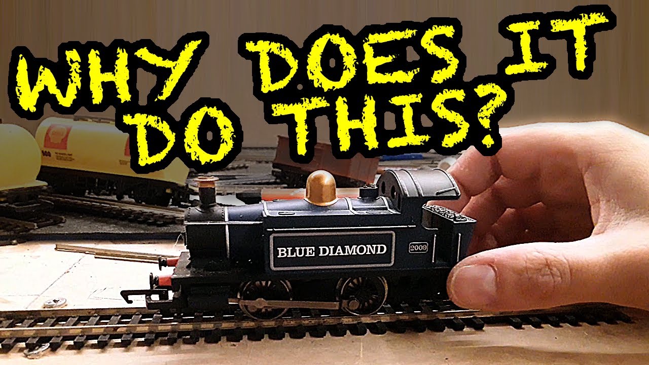 Why is my OO gauge model train doing this?