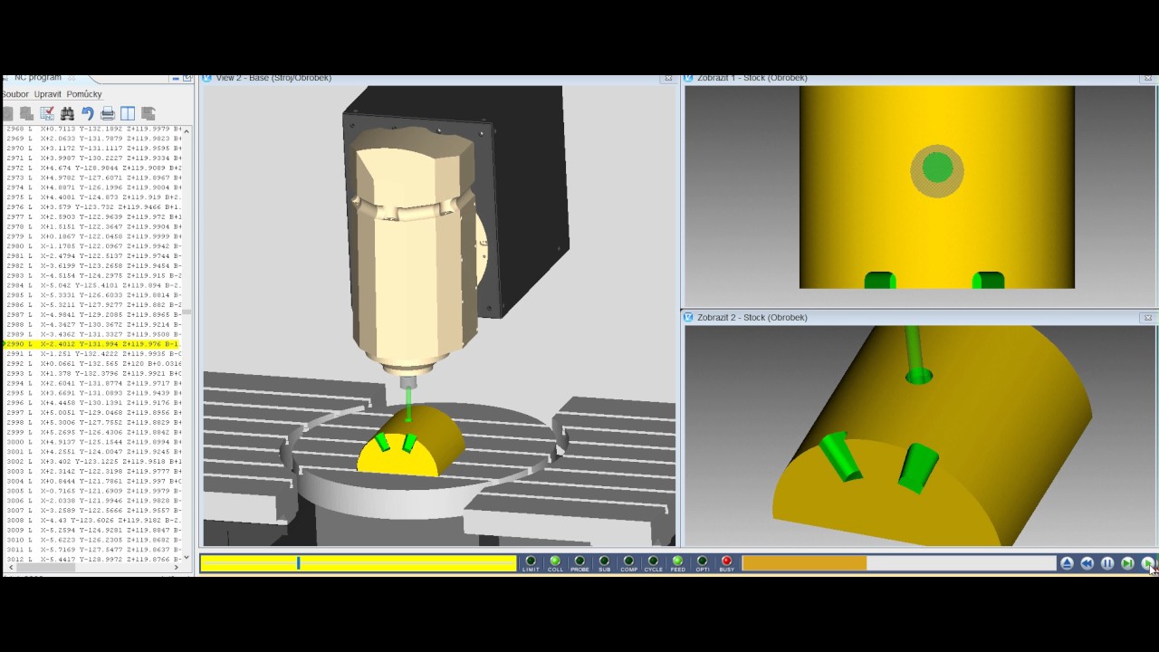 NX+Vericut, 5ax hsm paths
