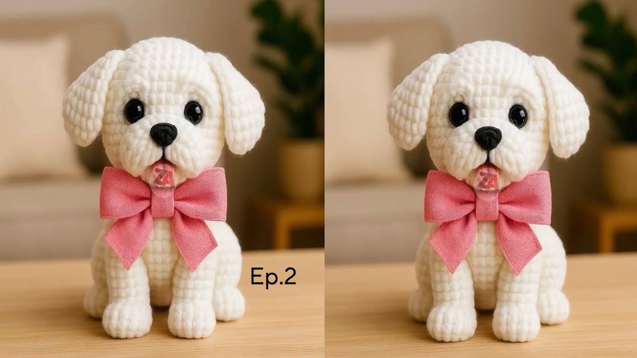 Crochet puppy dog Free Pattern|| how to crochet a dog tutorial || how to crochet a dog for beginners