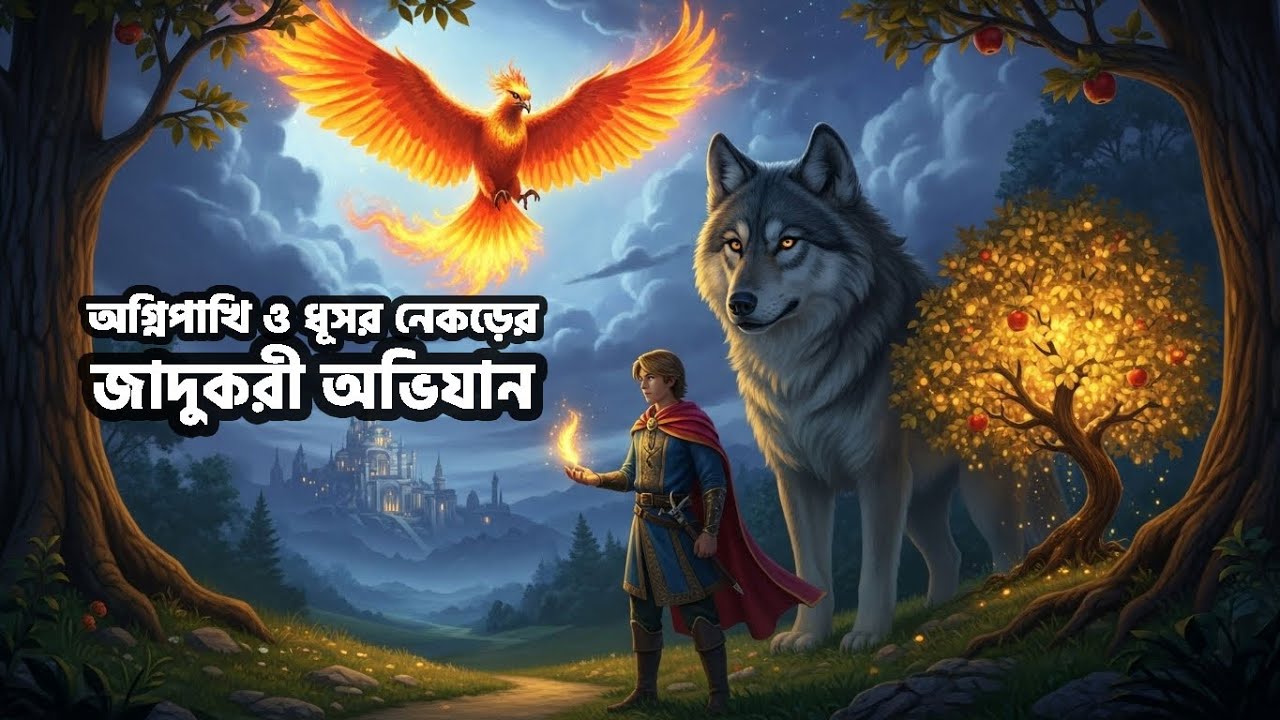 অগ্নিপাখি ও ধূসর নেকডে়র জাদুকরী অভিযান | Firebird & The Grey Wolf | বাংলা ফেযা়রি টেল Full Story