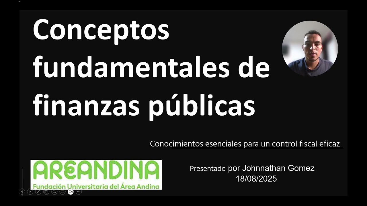 conceptos fundamentales de finanzas Publicas