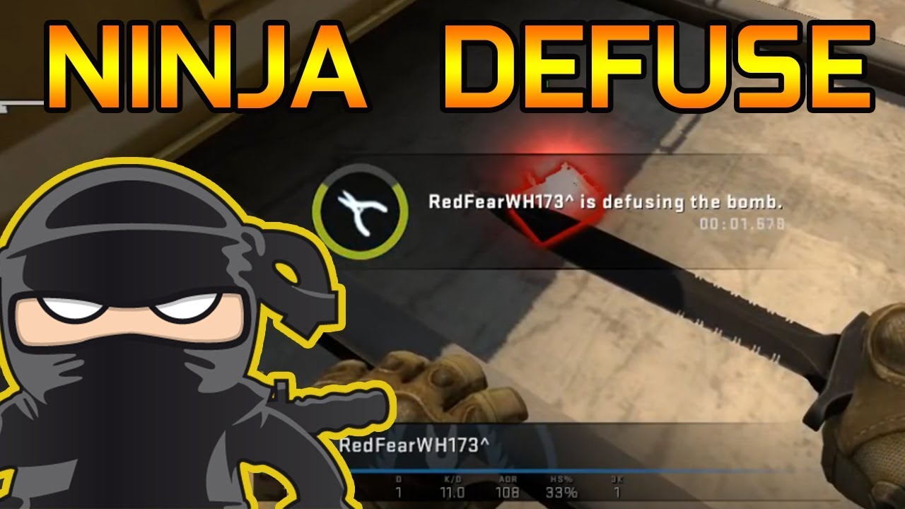 🔥WHiTE 1v4 AGRESSIVE NINJA DEFUSE!🔥 (+CHAT & CASTER REACTION)