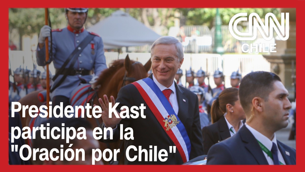 Presidente Kast llegó a la Catedral de Santiago para participar en la 