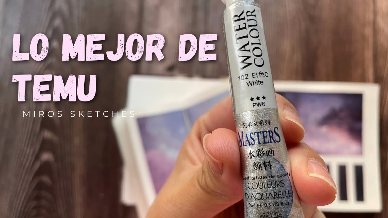 TEMU: Acuarelas Marie’s Masters Primeras impresiones y comparación con WINSOR AND NEWTON