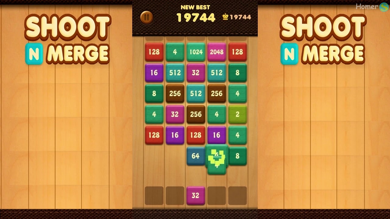 Shoot n Merge - Number block puzzle. Shoot n Merge reinvention of the classic puzzle.