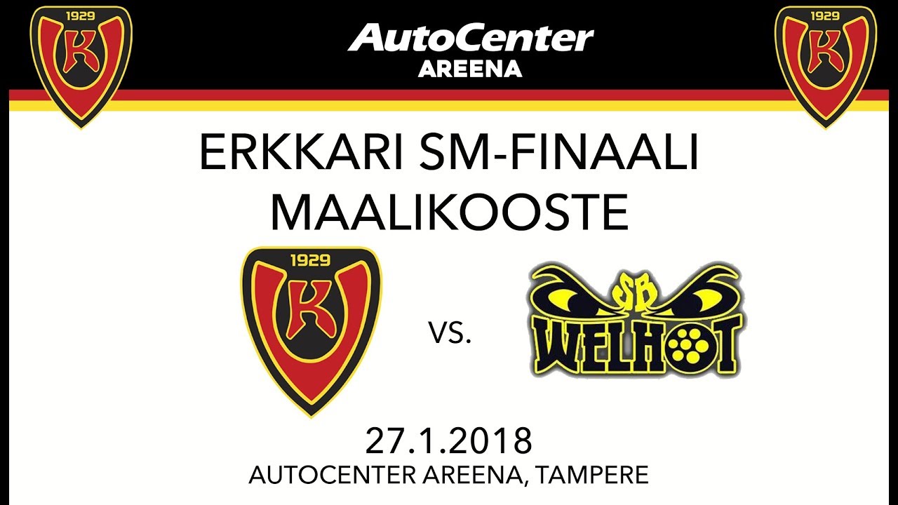Erkkari SM-Finaali: Koovee All Blacks - SB Welhot, Maalikooste