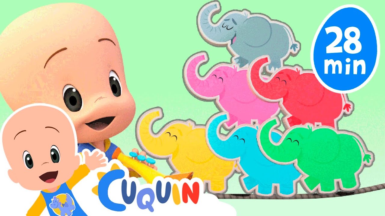 Aprenda as cores e os animais com os ovos surpresa de Cuquín | Desenhos animados para bebês