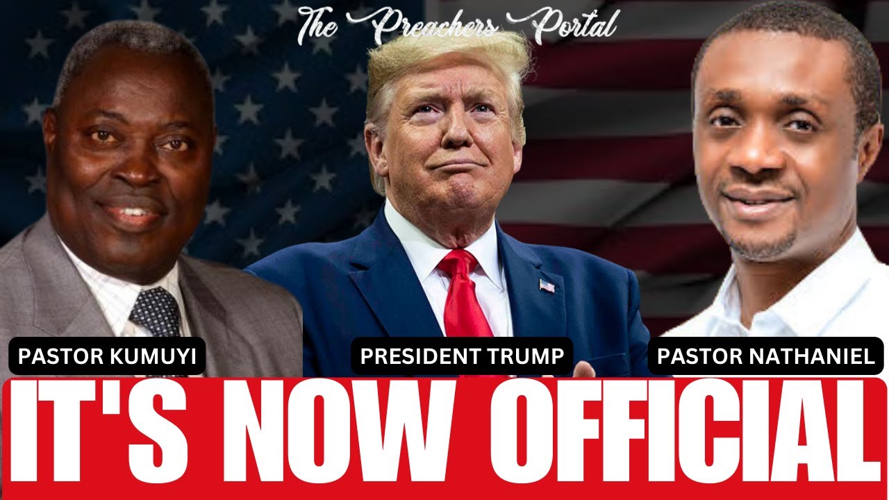 DONALD TRUMP OFFICIALLY INVITES PASTOR KUMUYI AND NATHANIEL BASSEY TO HIS INAUGURATION