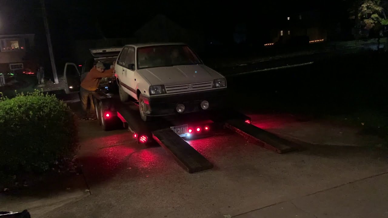 Subaru Justy - Part 1 - The Move & Tow after 10+years sitting in storage!!!!