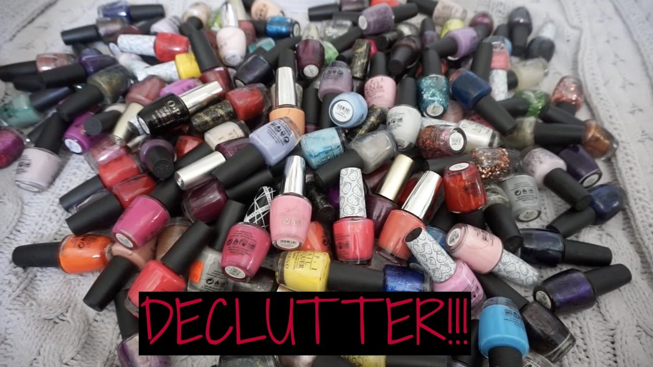 MASSIVE Nail Polish Declutter!! See My OPI Collection!!
