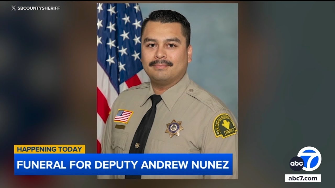 Procession honors slain San Bernardino County deputy