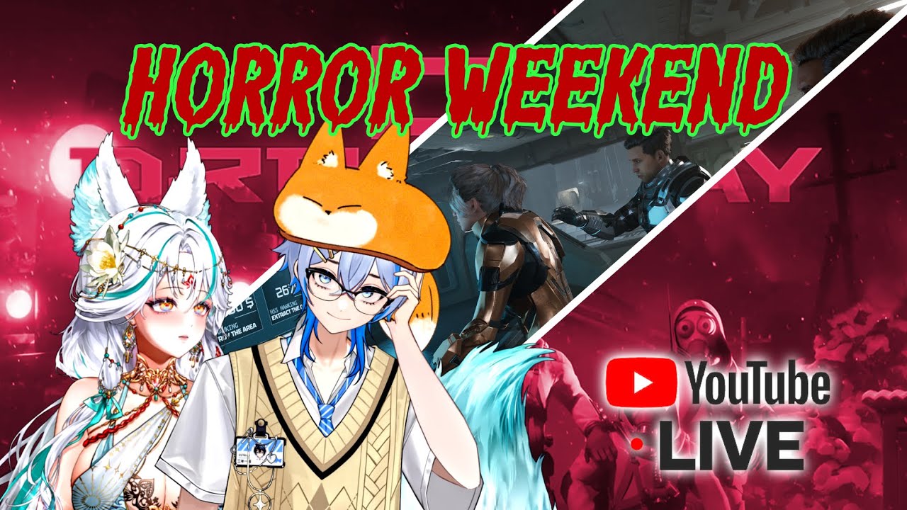 Horror weekend co-op with friends livestream part 2