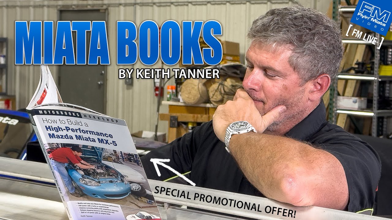 Print's Not DEAD! Miata Books by Keith Tanner - 4K - FM Live 6-20-24
