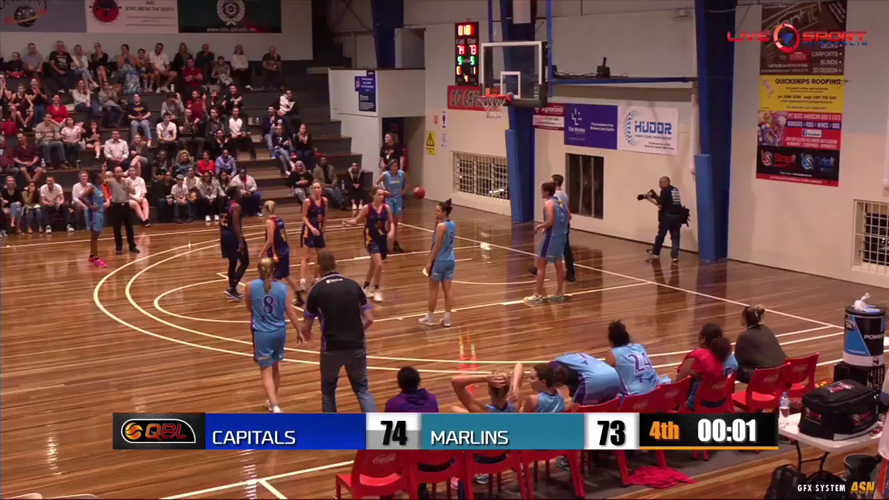Cairns Dolphins at Brisbane Capitals Women's QBL 2017