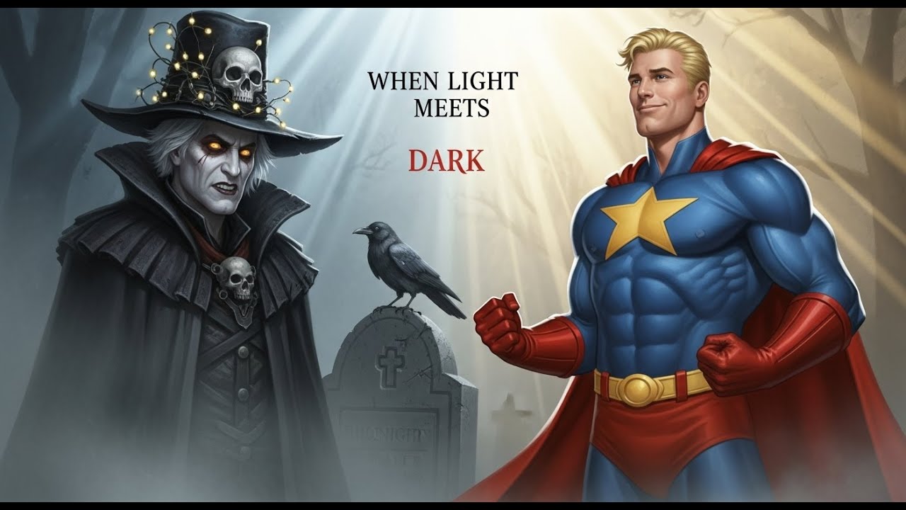 I Met Captain Daylight&hellip; and Instantly Regretted It! | Funny Gothic Superhero Vlog