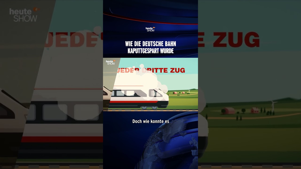 Wie die Deutsche Bahn kaputtgespart wurde | heute-show #shorts