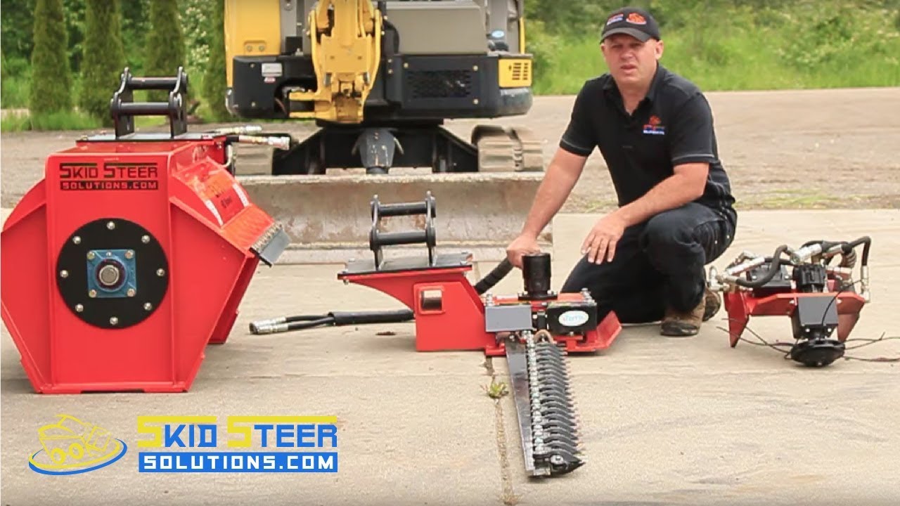 Excavator Sickle Bar Mower | Skid Steer Solutions
