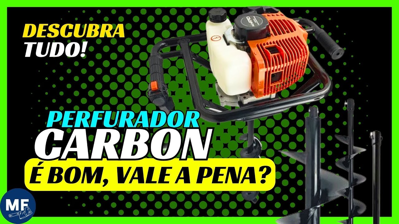 Perfurador de solo Carbon é bom, Vale a Pena?  | Perfurador de solo Carbon