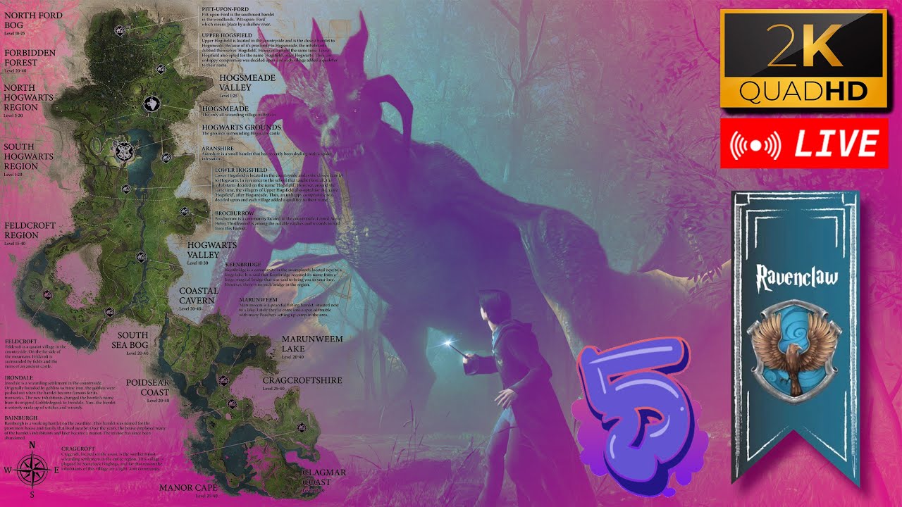 Hogwarts Legacy RAVENCLAW LVL33  PC 2023 live m1ng5e