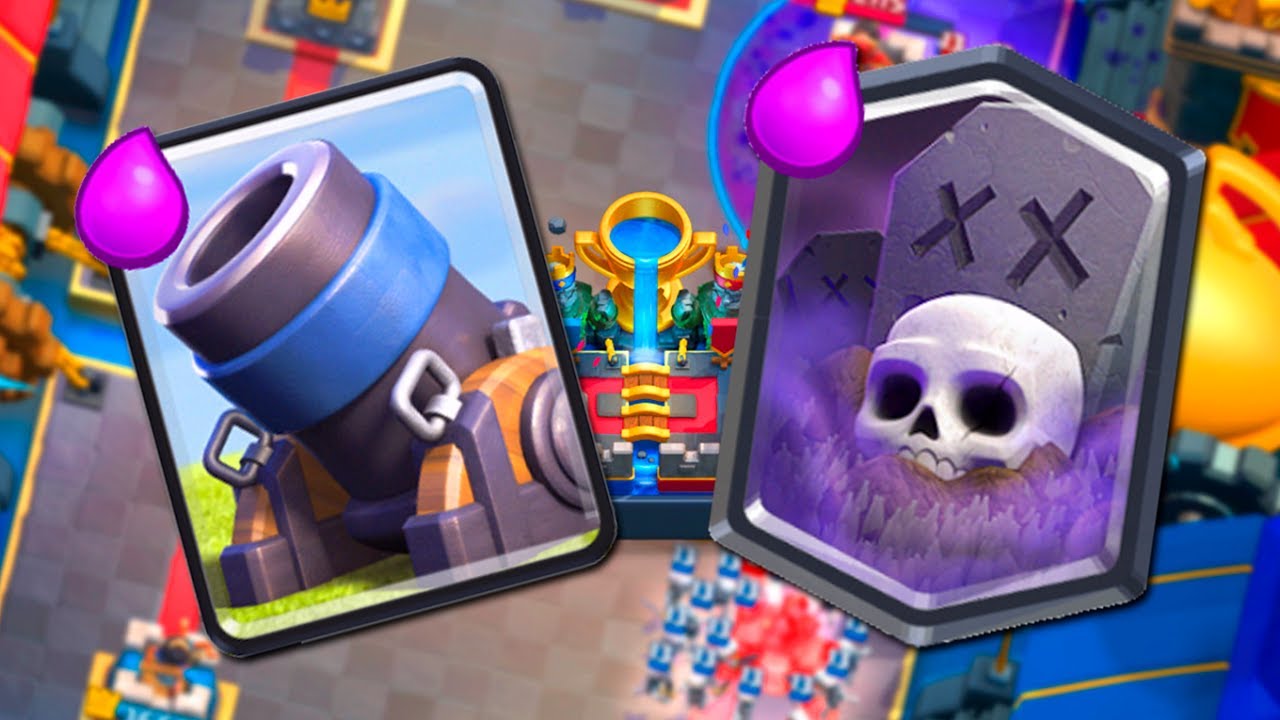 CLASH ROYALE | MORTERO + CEMENTERIO!!