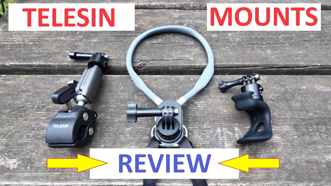 DJI OSMO ACTION 4 - TELESIN MOUNTS REVIEW