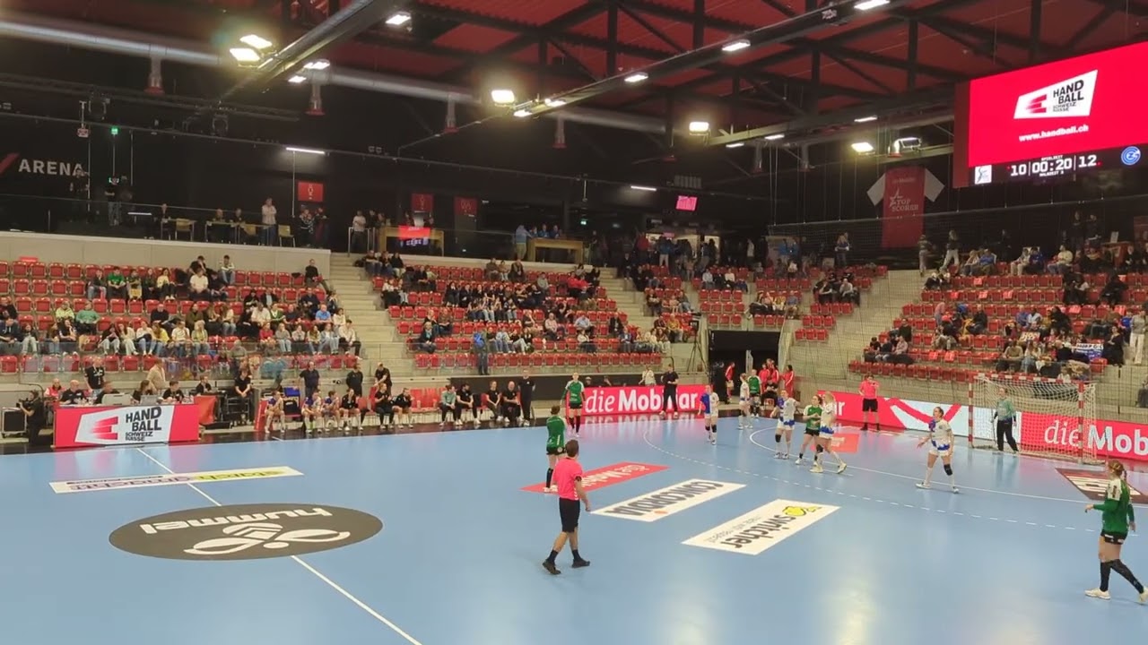 LC Brühl Offensive at AXA Arena | Swiss Handball Cup Final 2026