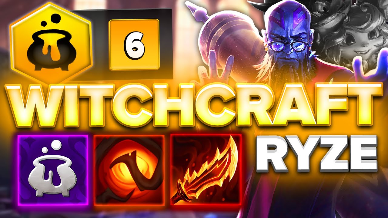 NEW Witchcraft Ryze Comp is *FREE LP*!!! | Teamfight Tactics Set 12 Ranked