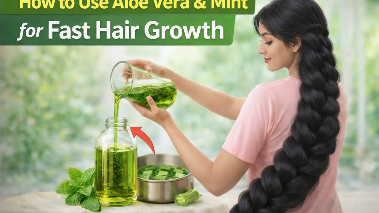 3 Din Me Lambe Ghane Baal | Aloe Vera Se Fast Hair Growth Remedy #eid special #ramadan vedieo