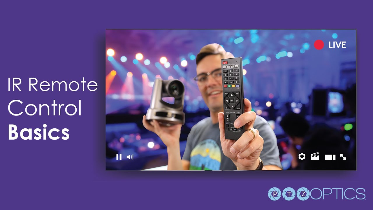 🔴LIVE - PTZOptics IR Remote Control Basics